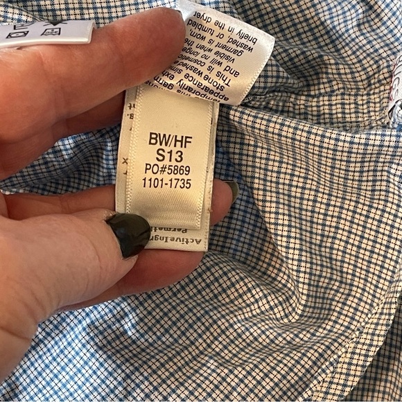 ExOfficio BugsAway Insect-Repellent Blue Button-Up Shirt Fishing Hiking XL - Picture 12 of 14